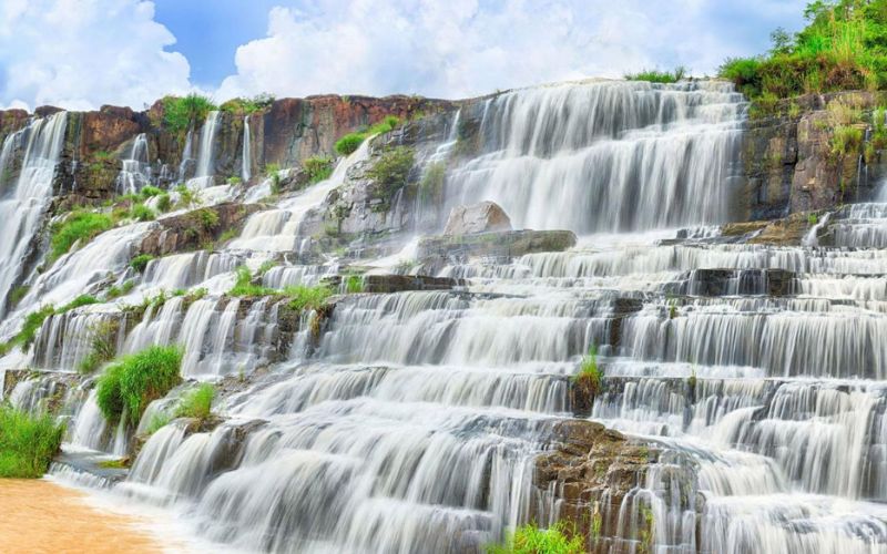 Thác 7 Tầng Đà Lạt (Pongour): Kinh Nghiệm Du Lịch Từ A-Z gioi thieu ve thac 7 tang da lat thac pongour
