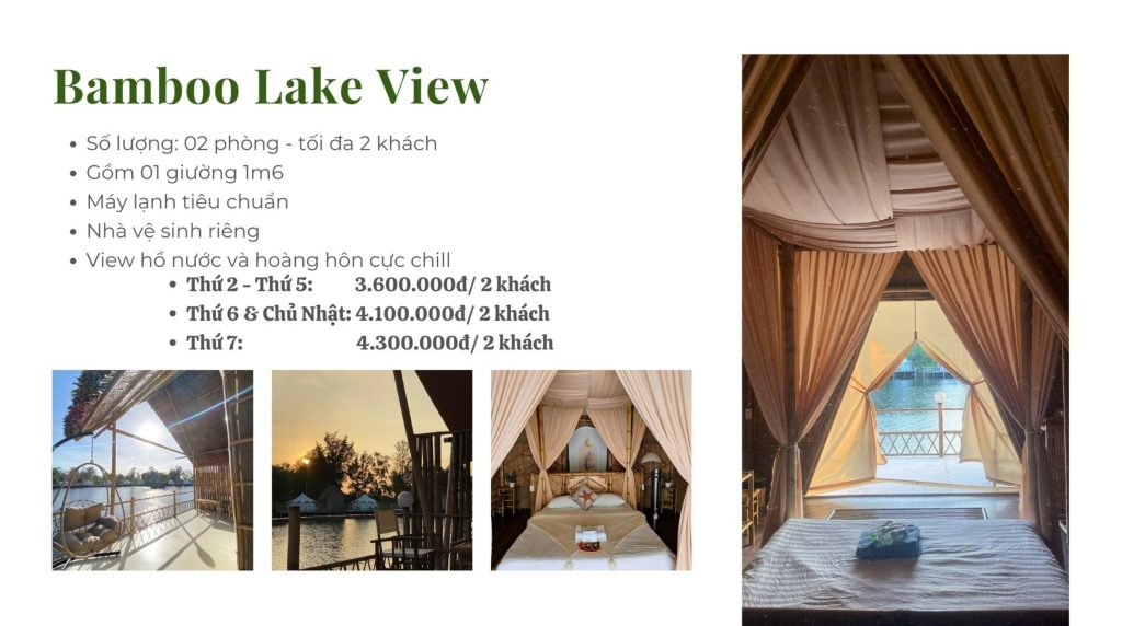 Goi Bamboo Lake View Tai Hodota Binh Chau Resort Camping