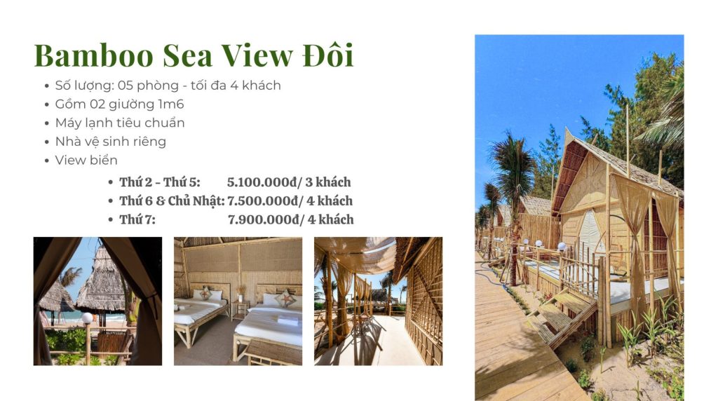 Goi Bamboo Sea View Doi Tai Hodota Binh Chau Resort Camping