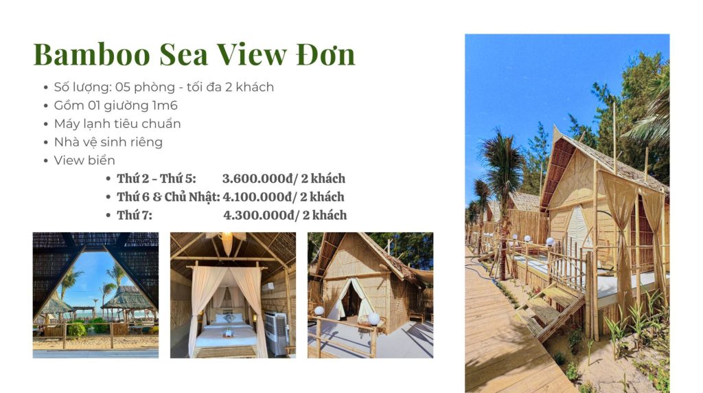 Goi Bamboo Sea View Don Tai Hodota Binh Chau Resort Camping