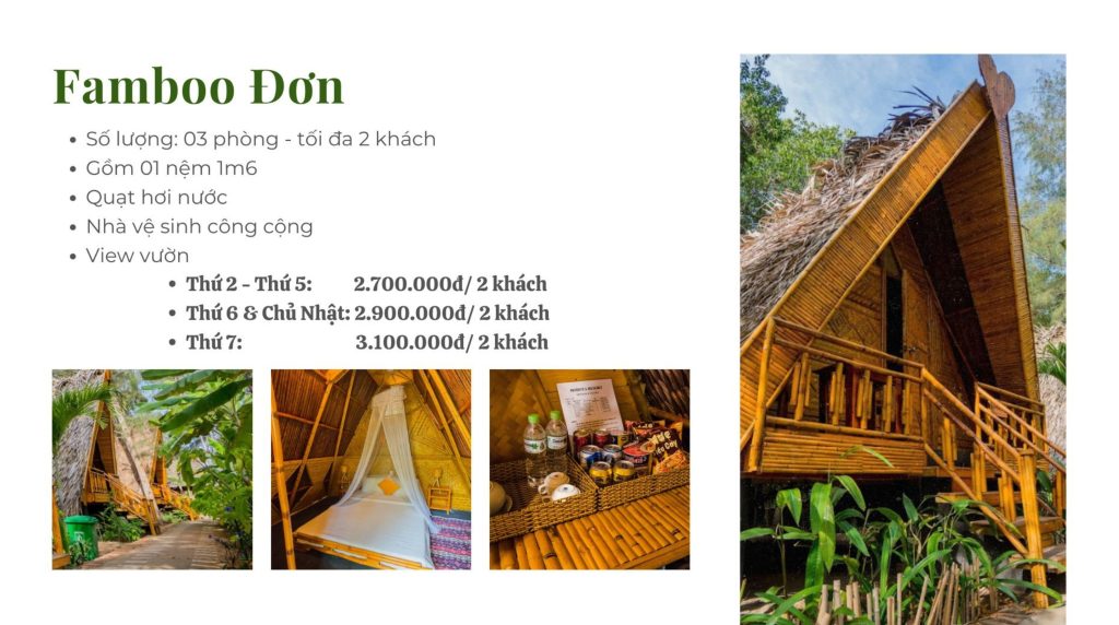 Goi Famboo Don Tai Hodota Binh Chau Resort Camping
