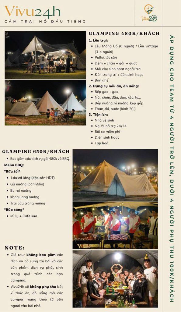 Goi Glamping Vivu24h Camping Ho Dau Tieng e1751191650499