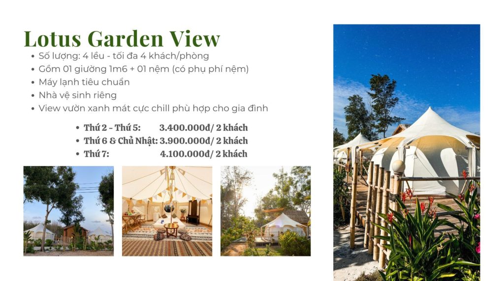 Goi Lotus Garden View Tai Hodota Binh Chau Resort Camping