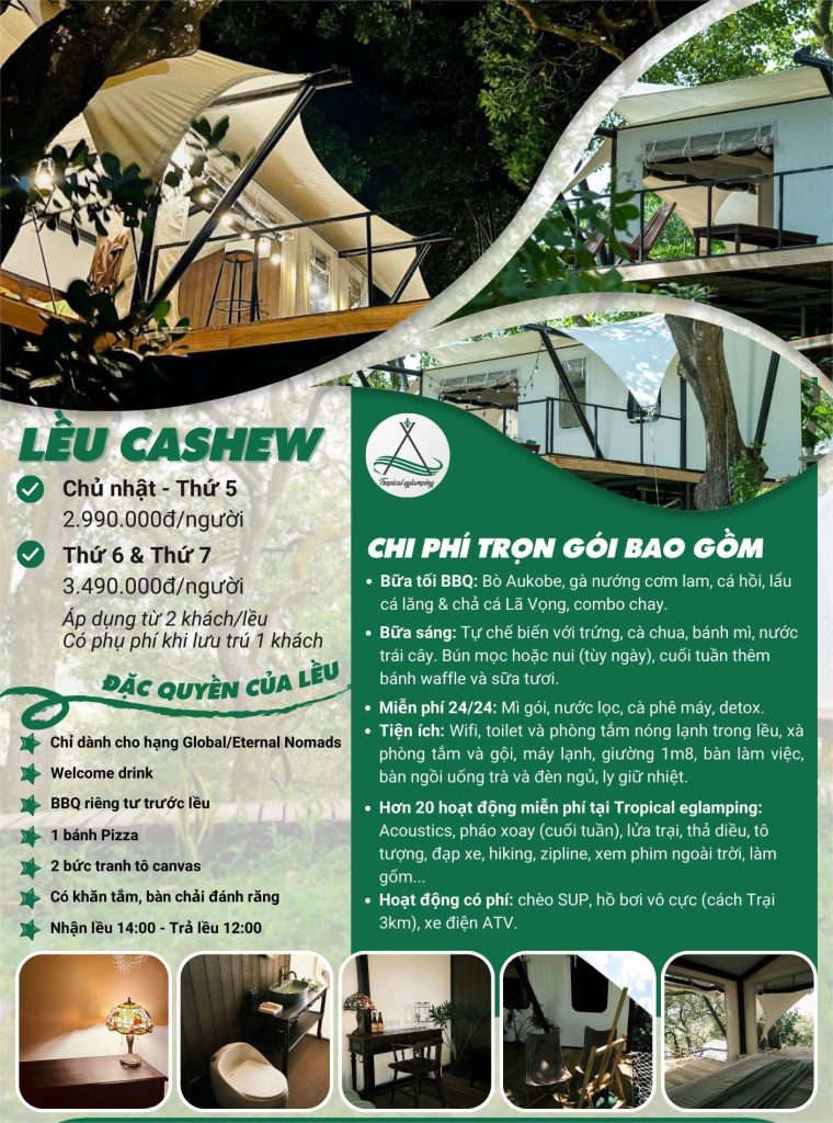 Goi leu cashew Tropical Eglamping