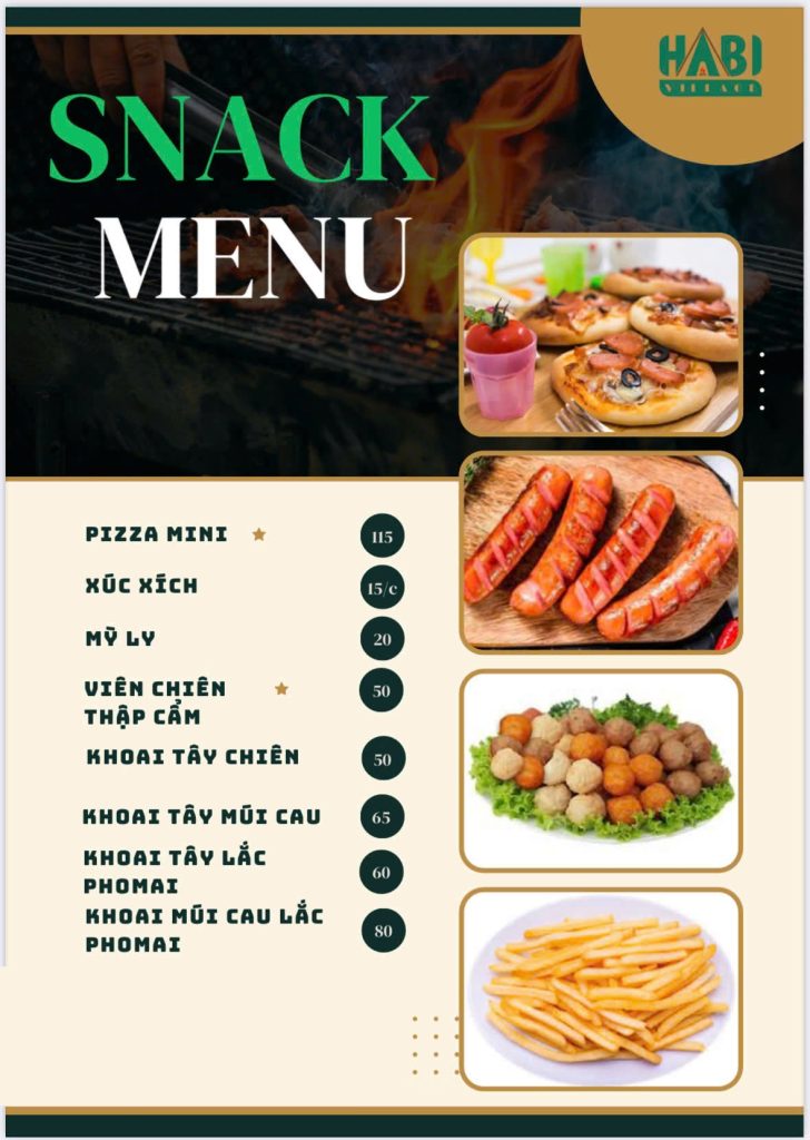 Menu Snack Tai Habi Village