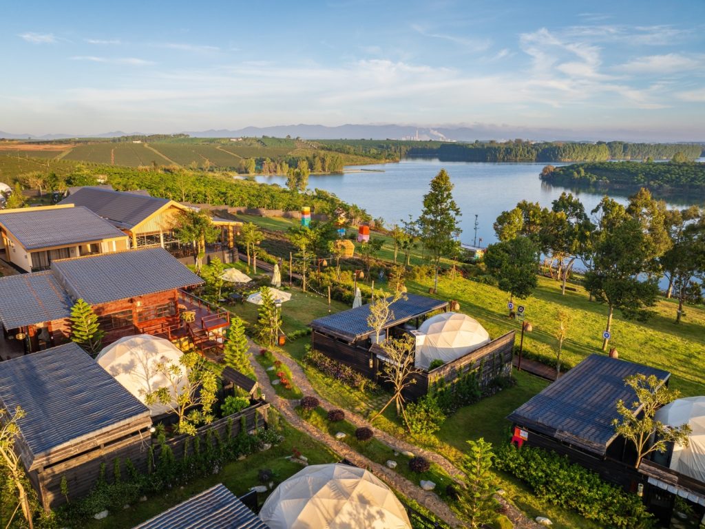 View flycam tai OLALA Glamping