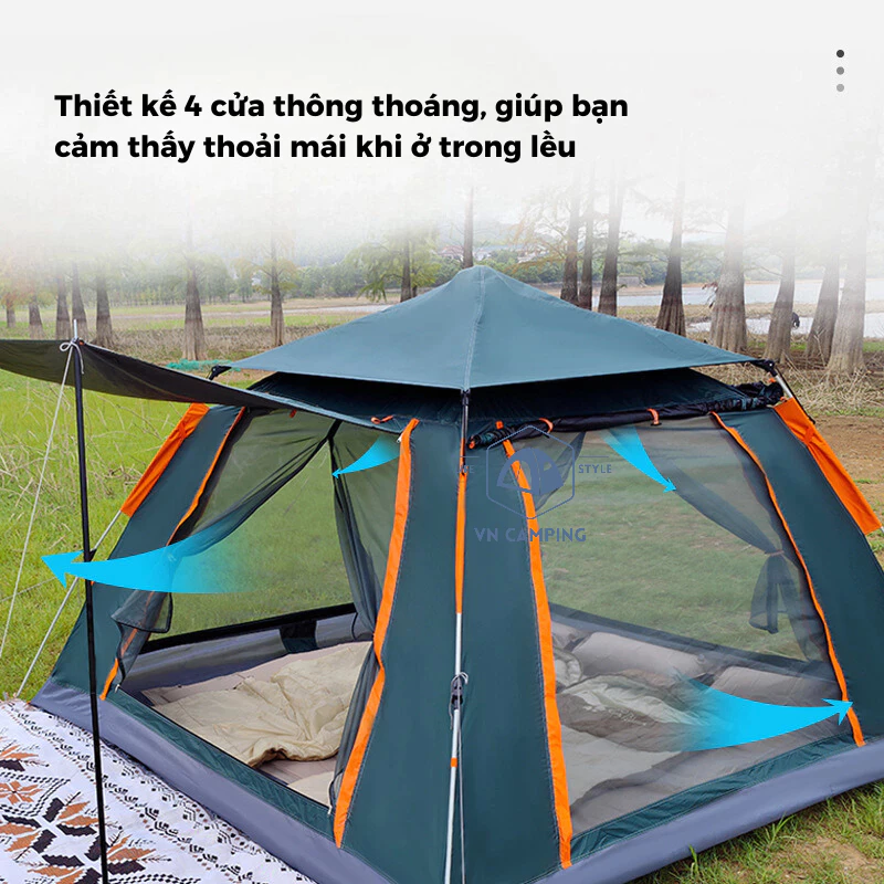 Leu cam trai du lich